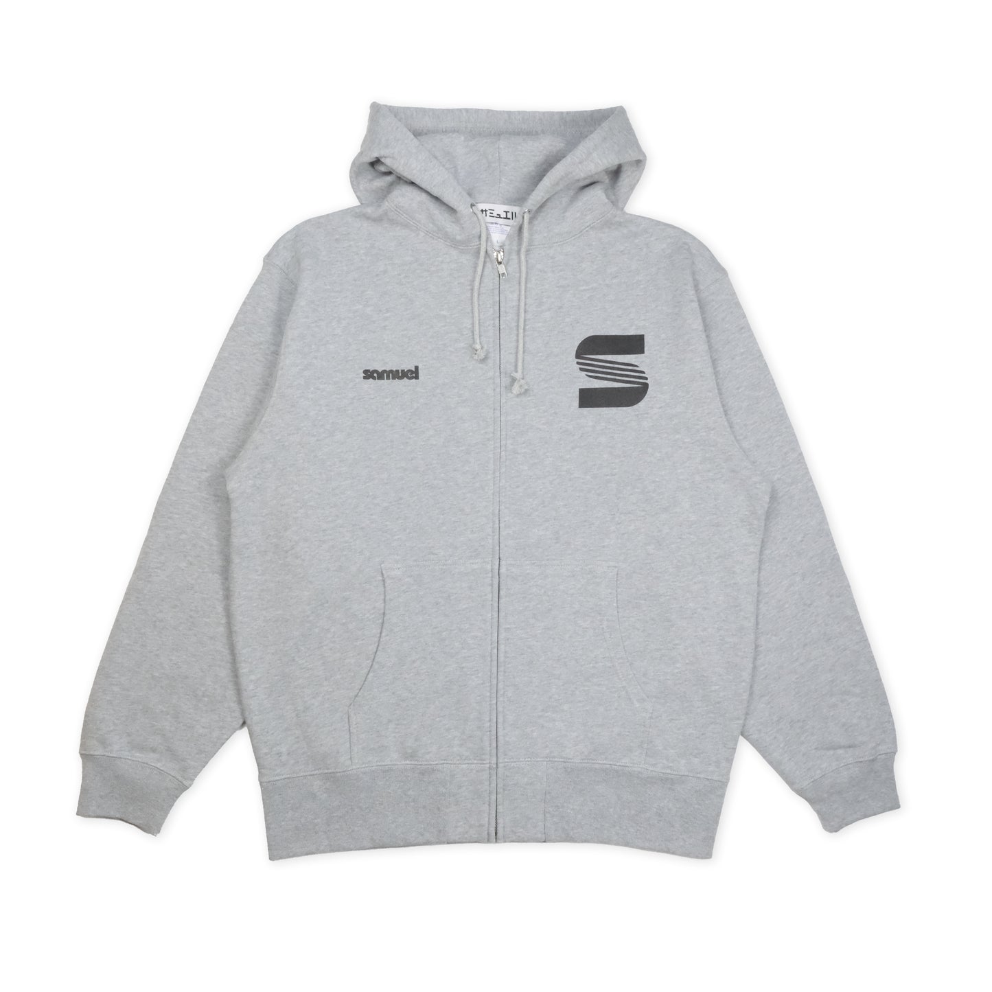 SAMUEL S VHS LOGO ZIP UP HOODIE