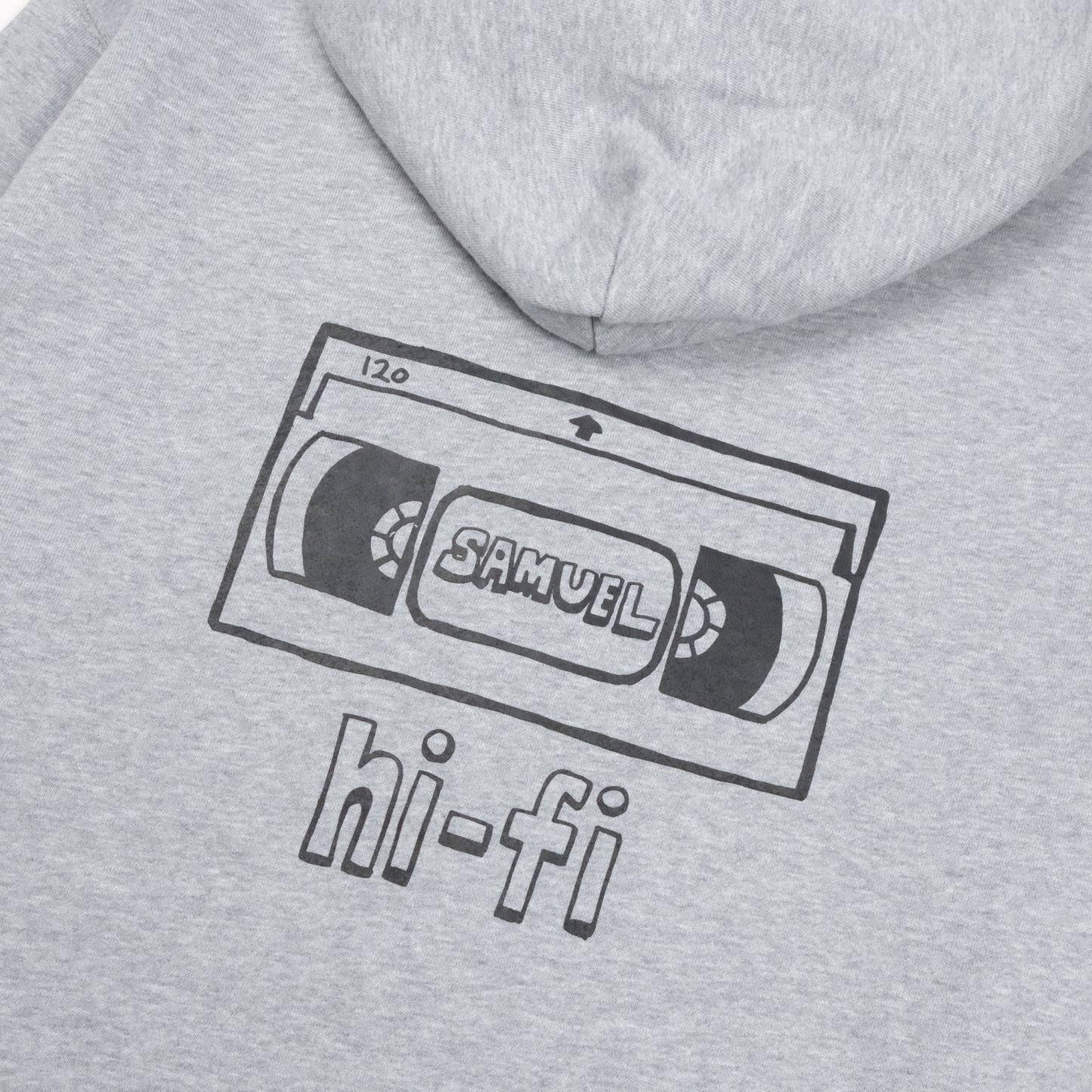 SAMUEL S VHS LOGO ZIP UP HOODIE