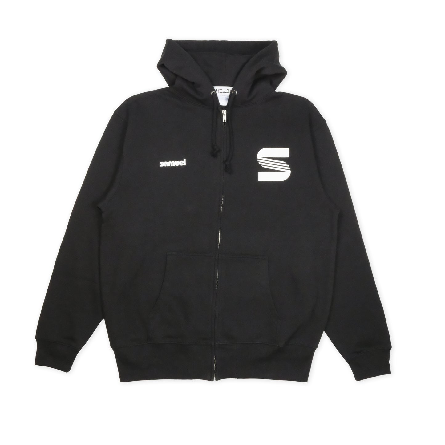 SAMUEL S VHS LOGO ZIP UP HOODIE