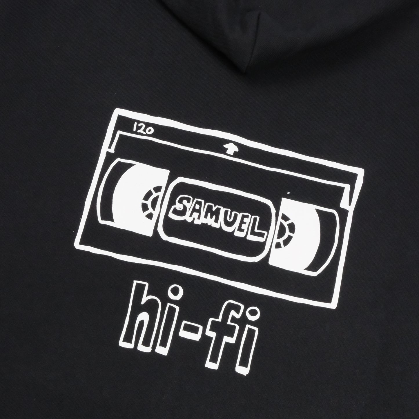 SAMUEL S VHS LOGO ZIP UP HOODIE