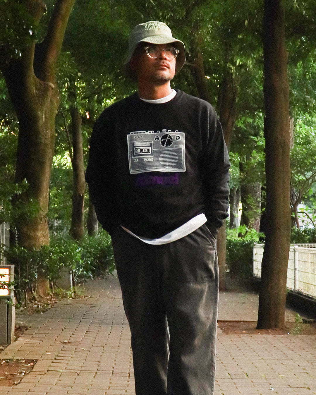 SAMUEL RADIO CASSETTE CREW KNECK SWEAT