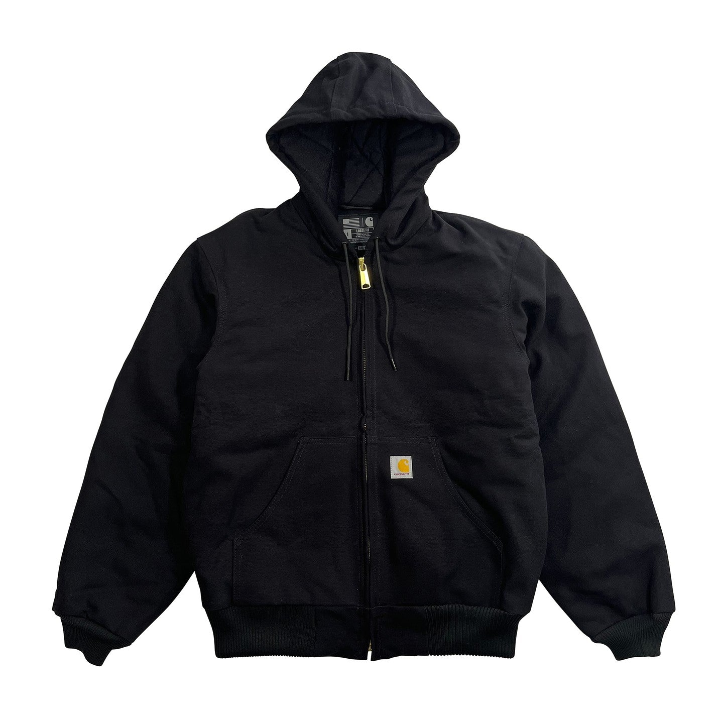 VINYL7 RECORDS Made in USA Carhartt Active Jacket - BLACK