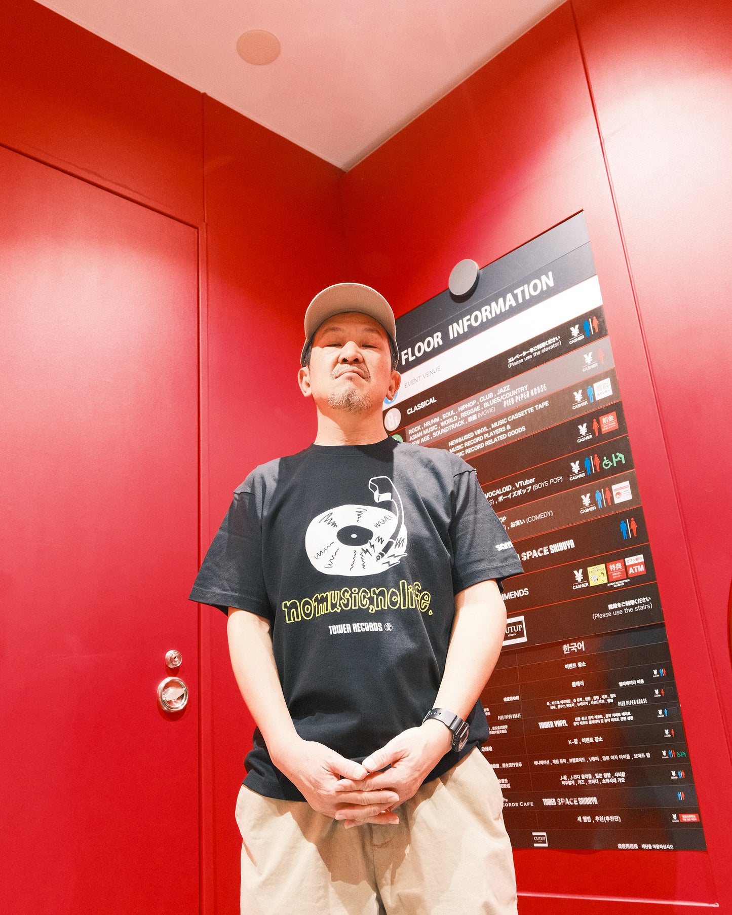 SAMUEL x TOWER RECORDS VINYL S/S TEE