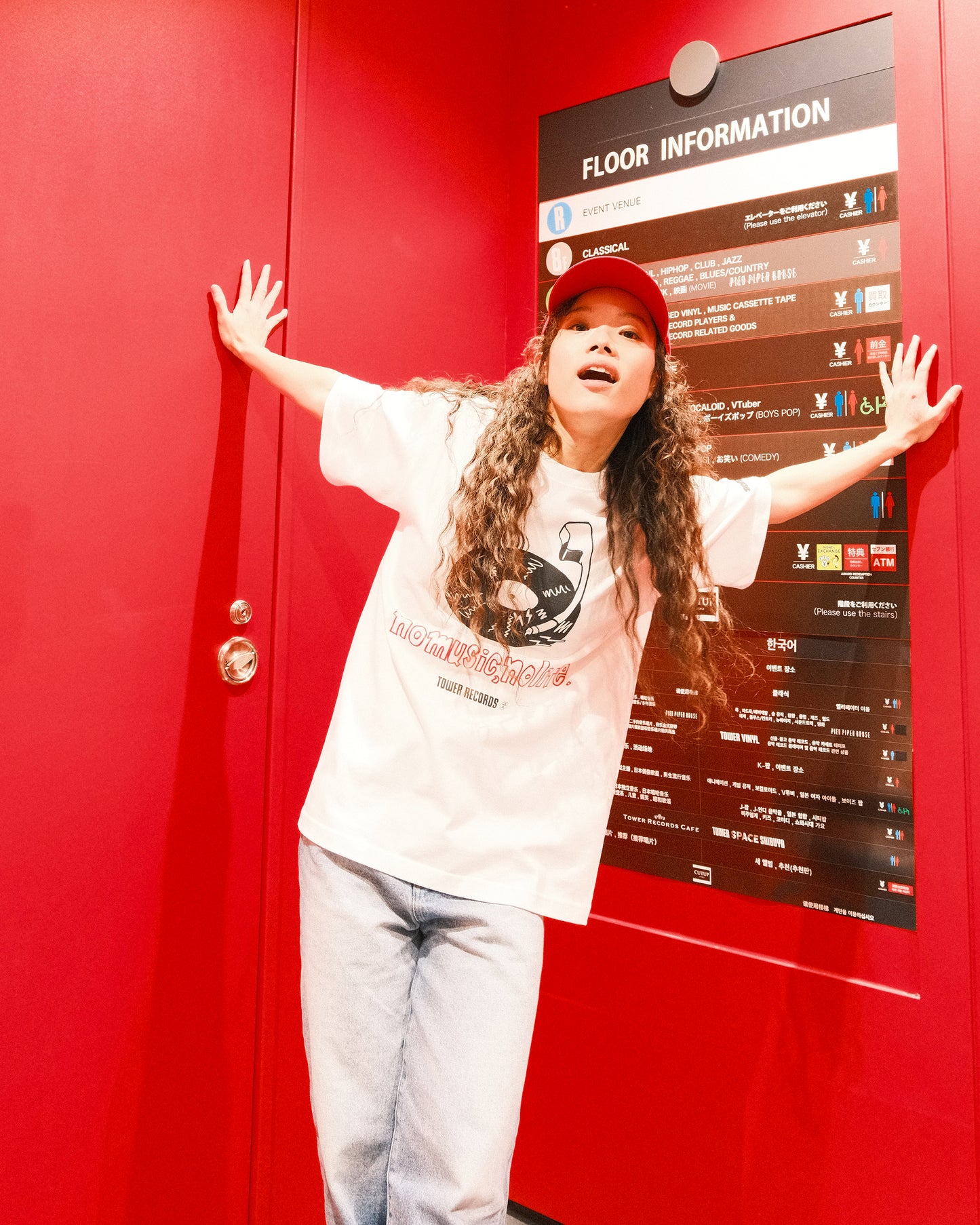 SAMUEL x TOWER RECORDS VINYL S/S TEE