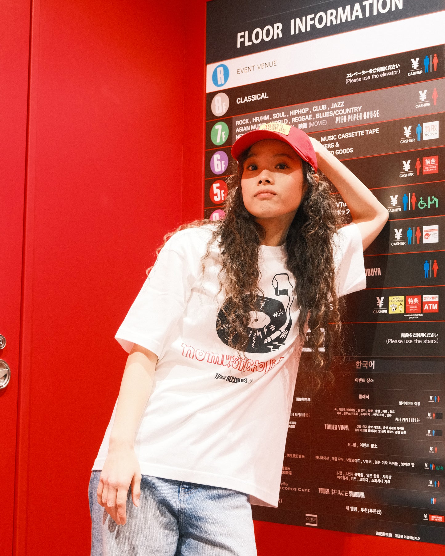 SAMUEL x TOWER RECORDS VINYL S/S TEE