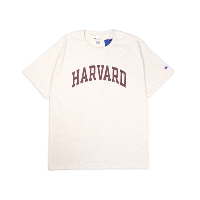 VINYL7 RECORDS Harvard Champion Tee / OATMEAL