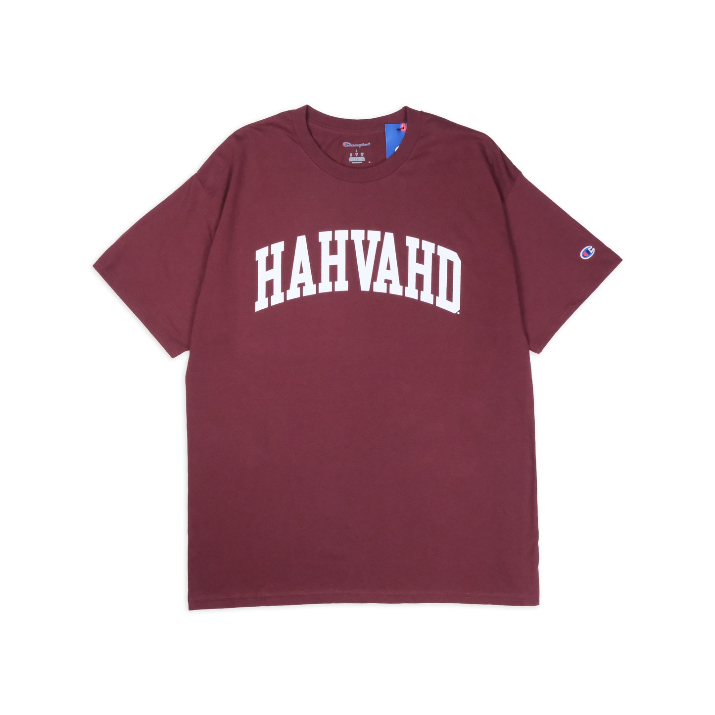 VINYL7 RECORDS Harvard Champion Tee / MAROON
