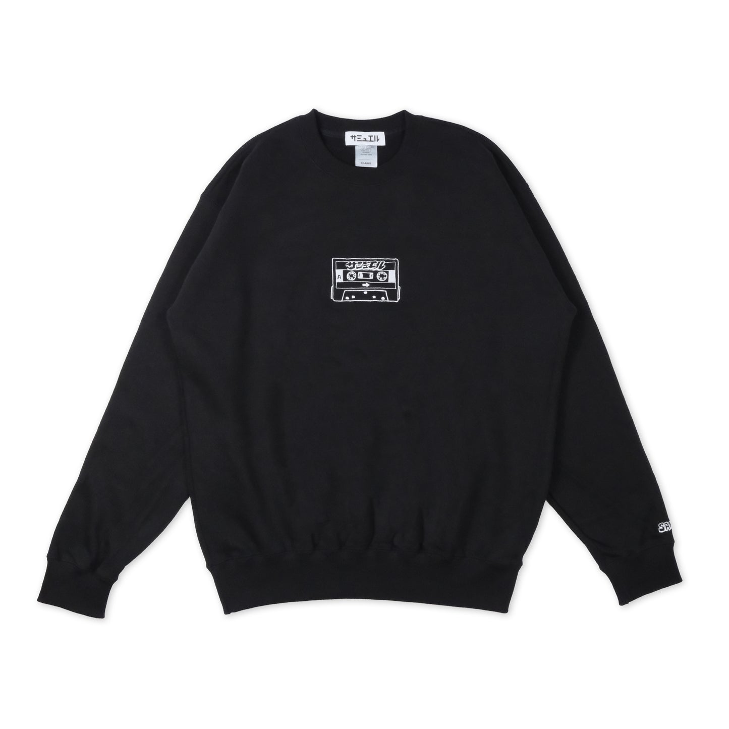 SAMUEL CASSETTE TAPE ENBROIDERY SWEAT SHIRT