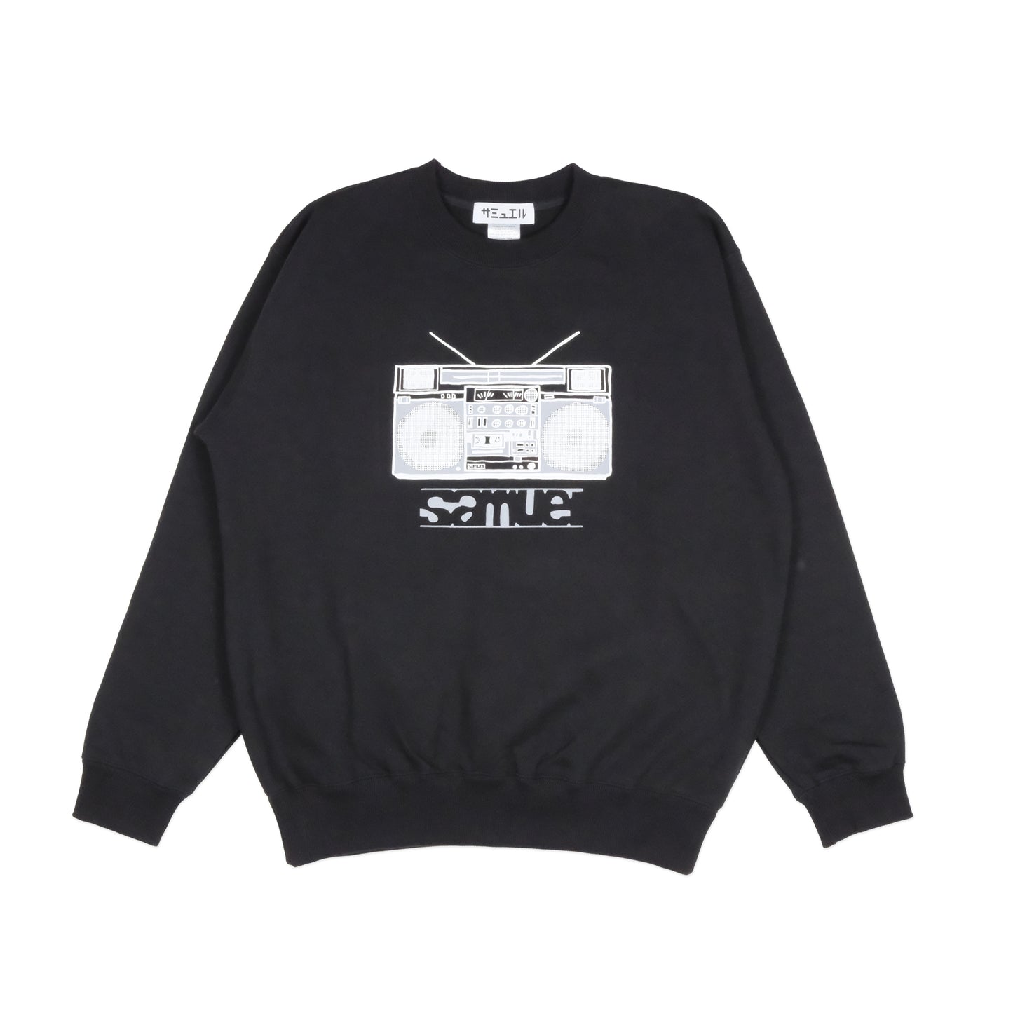 SAMUEL RADIO CASSETTE90 CREWNECK SWEAT SHIRT