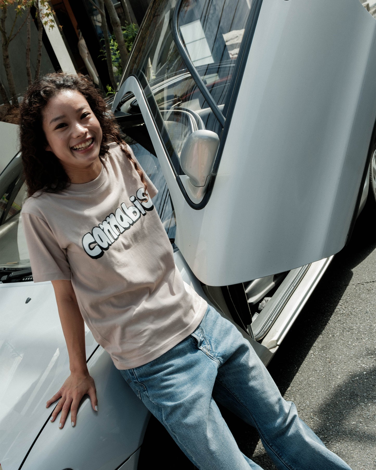 SAMUEL × CANNABIS LOGO S/S TEE