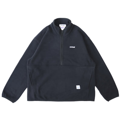 SAMUEL FLEECE PULLOVER JACKET / BLACK