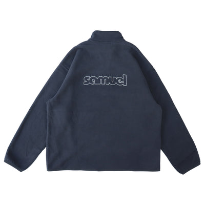 SAMUEL FLEECE PULLOVER JACKET / BLACK