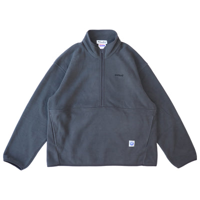 SAMUEL FLEECE PULLOVER JACKET / CHARCOAL