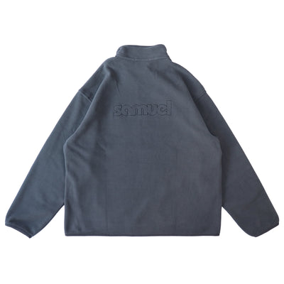 SAMUEL FLEECE PULLOVER JACKET / CHARCOAL