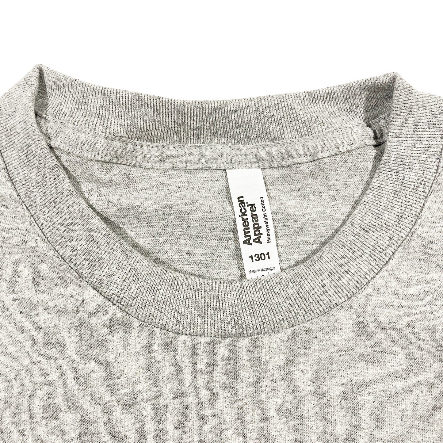 American Apparel 6.0oz Tシャツ AA1301 / ヘザーグレー