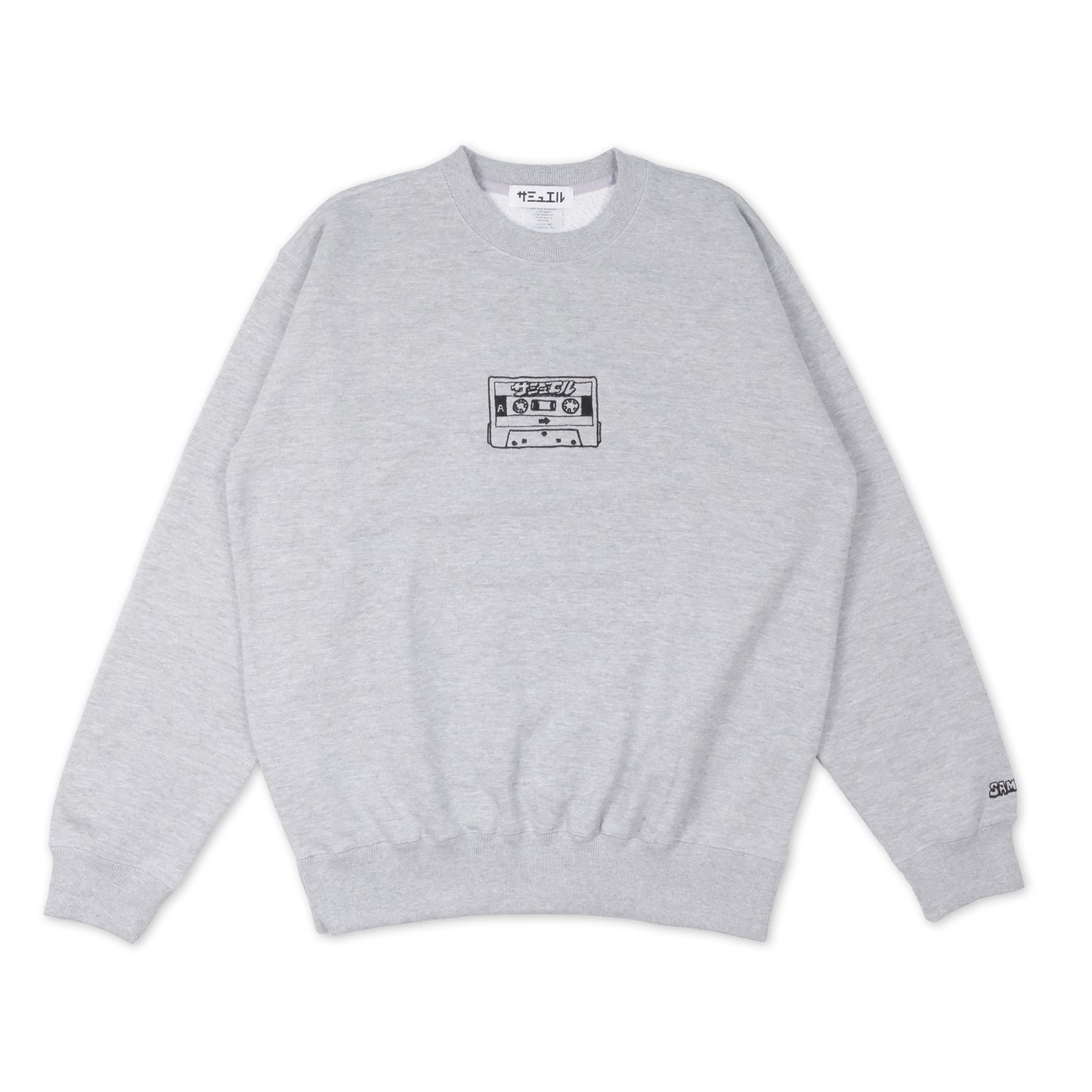 SAMUEL CASSETTE TAPE ENBROIDERY SWEAT SHIRT