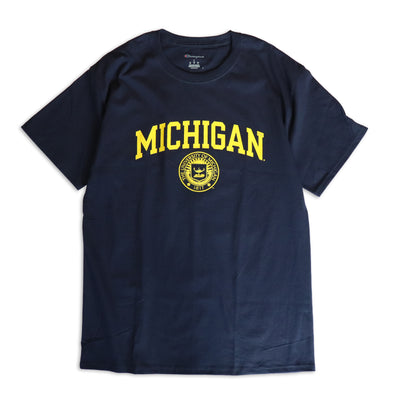 VINYL7 RECORDS Champion T-Shirt "Michigan"  NAVY