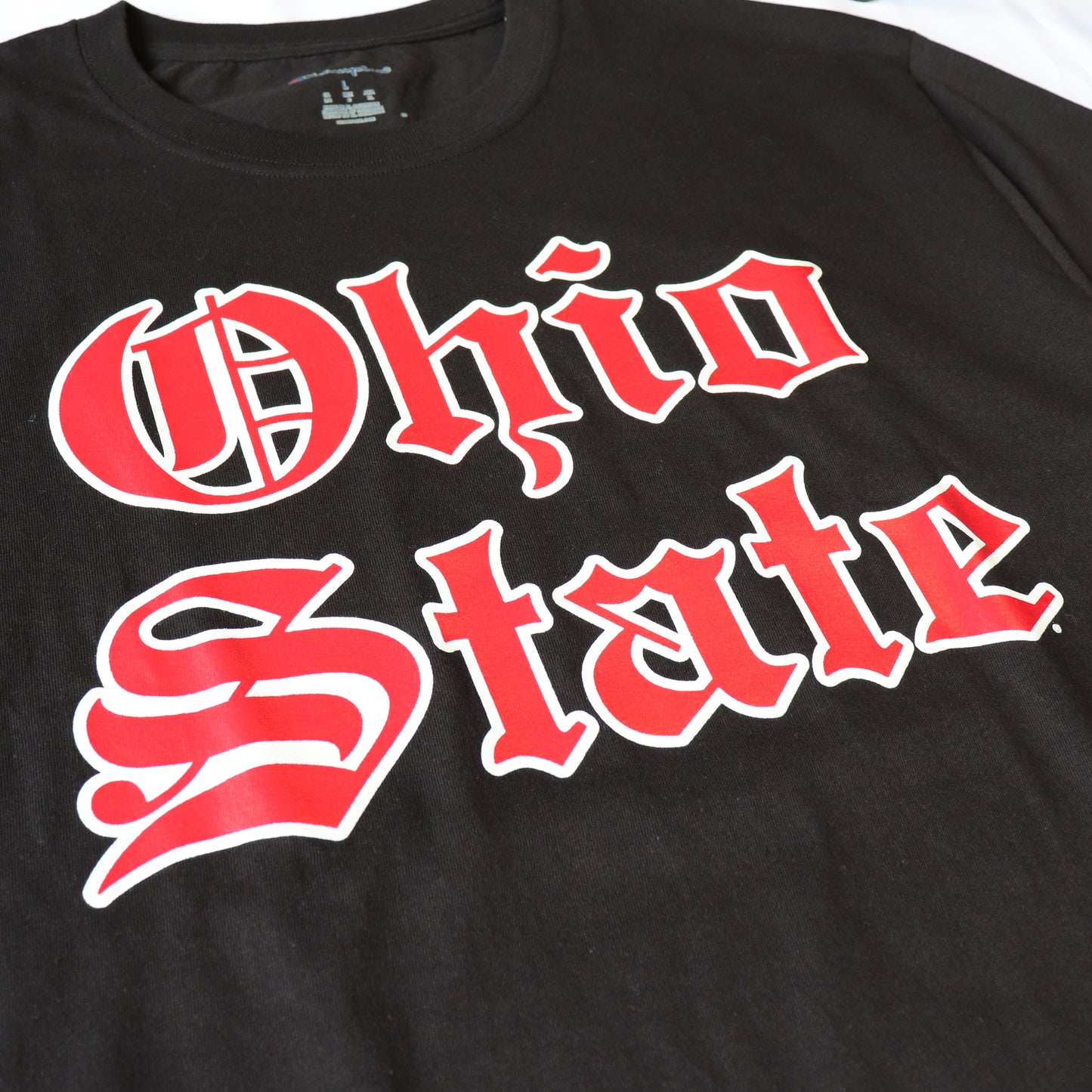 VINYL7 RECORDS CHAMPION "Ohio State Buckeyes" SS Replen Tee