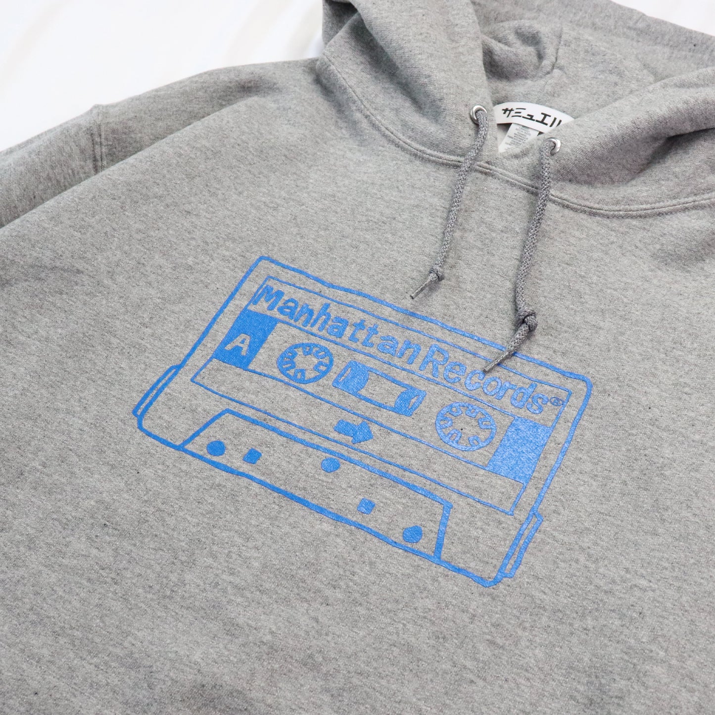 SAMUEL × Manhattan Records CASSETTE TAPE HOODIE