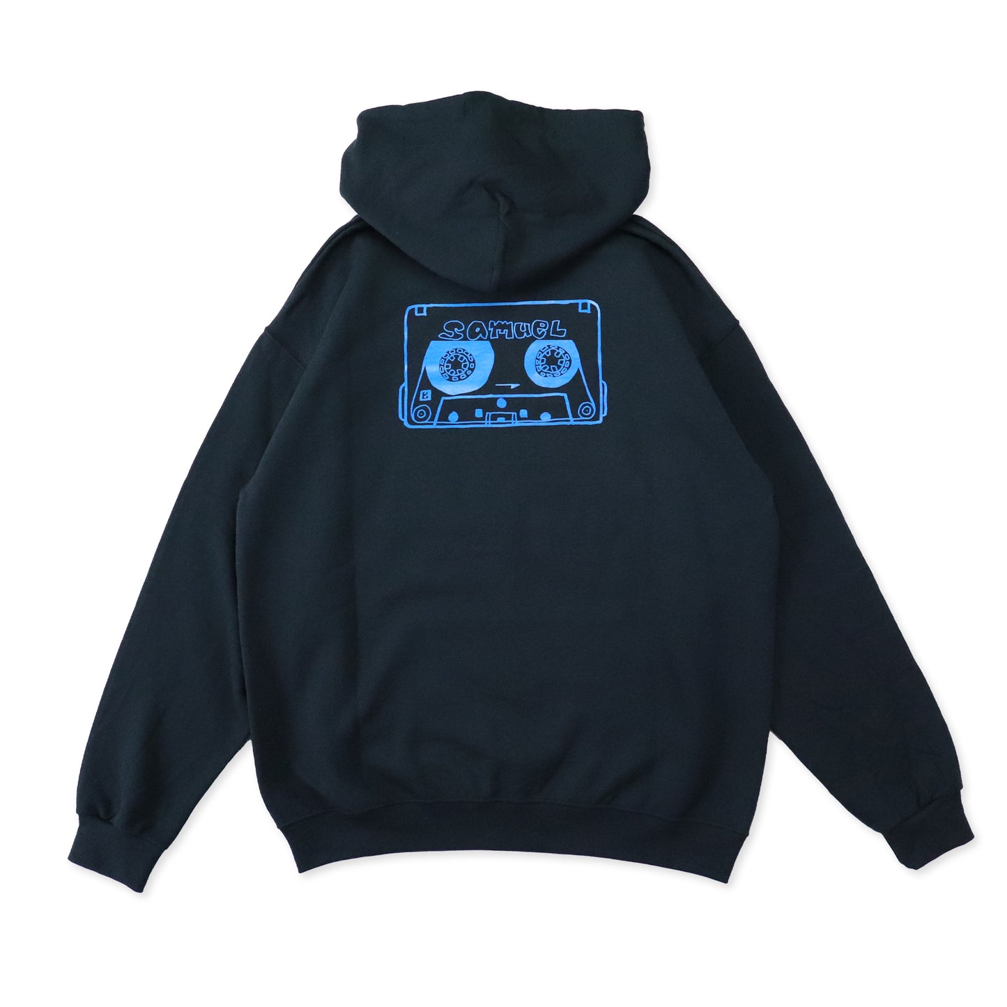 SAMUEL × Manhattan Records CASSETTE TAPE HOODIE