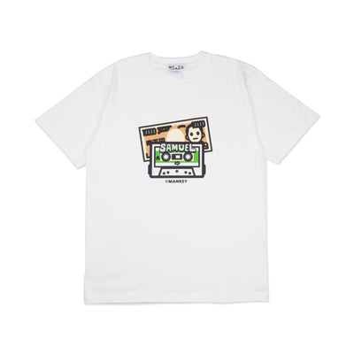 SAMUEL x MANKEY マン券GRAPHIC S/S TEE 京浜電子 MIXTAPE PACK