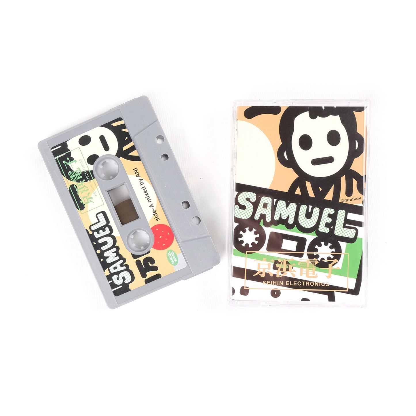 SAMUEL x MANKEY マン券GRAPHIC S/S TEE 京浜電子 MIXTAPE PACK