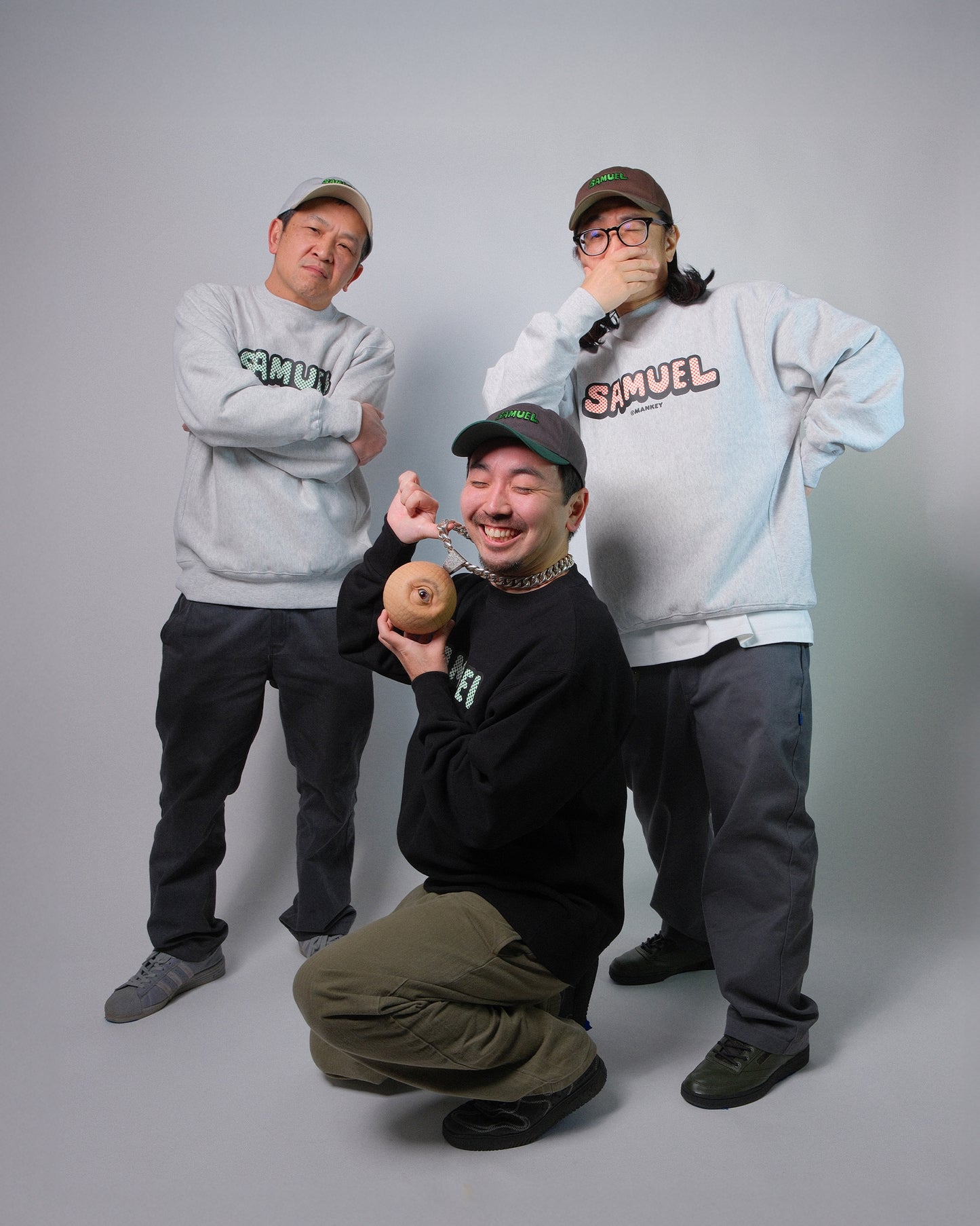 SAMUEL x MANKEY CREWNECK SWEAT SHIRT