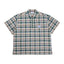 SAMUEL HALF ZIP S/S CHECK WORK SHIRTS