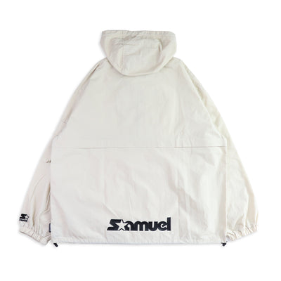 SAMUEL × STARTER BLACK LABEL NYLON ANORAK JACKET / OFF WHITE