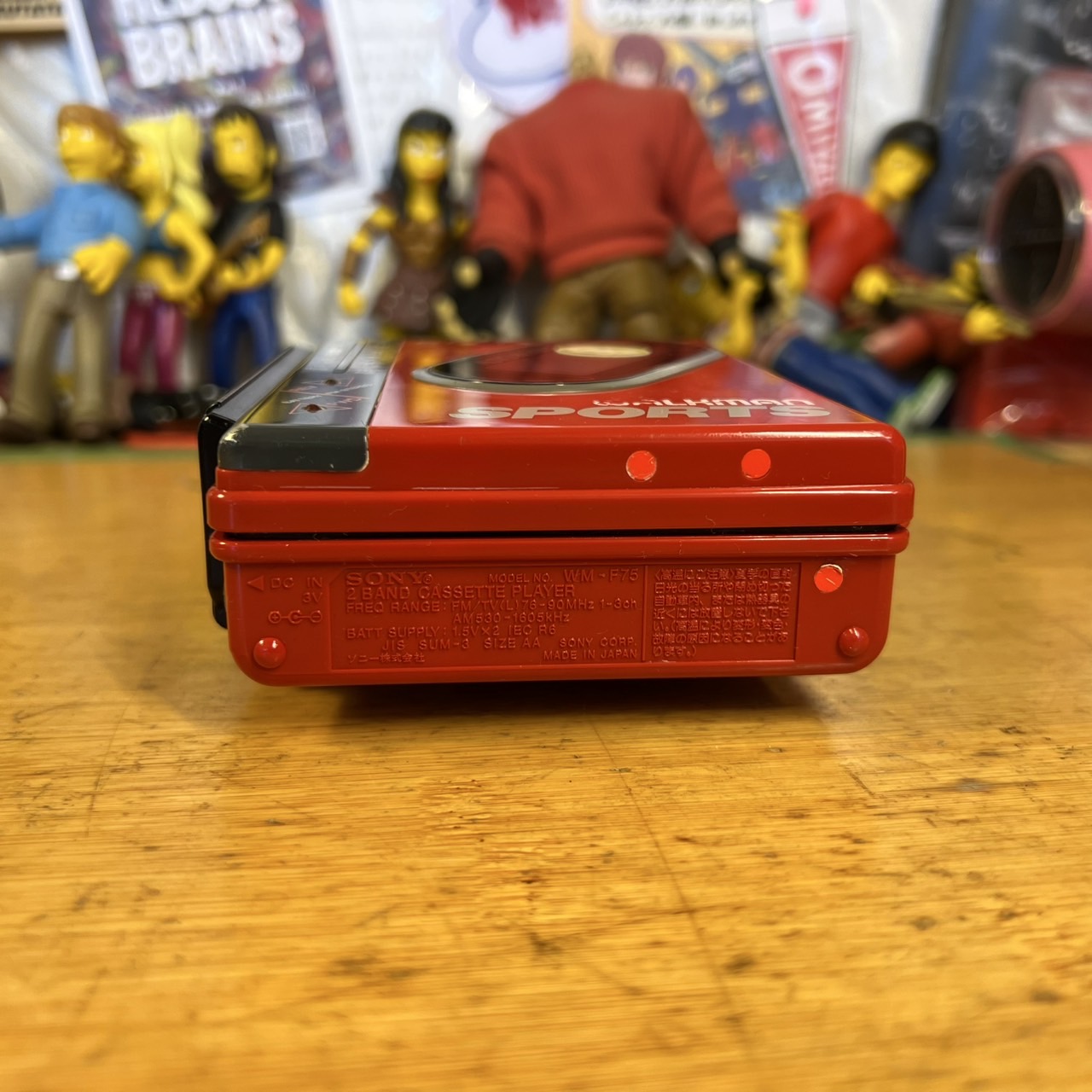 [メンテ可動品]ソニースポーツカセットウォークマンsony WM-F75 メンテ可動]ソニースポーツカセットウォーマンsonysports WM-F75