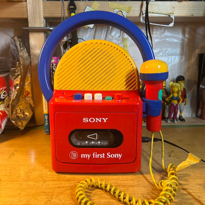 スタビリティ[美稼働品]my first sony ラジカセ TCM-4300 アダプター付き