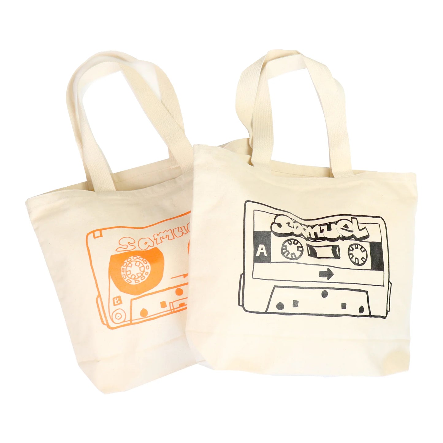 SAMUEL CASSETTE TAPE TOTE BAG