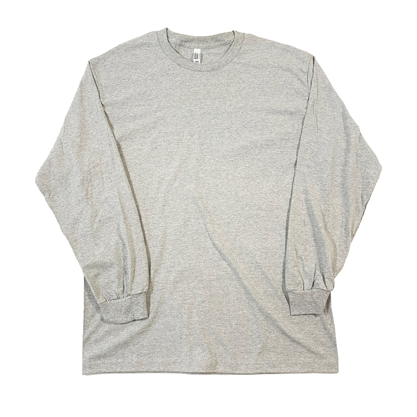 American Apparel 6.0oz 長袖Tシャツ AA1304 / ヘザーグレー