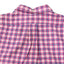 VINYL7 RECORDS VERMONT FLANNEL Fitted Short Sleeve Shirt / Pink