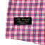 VINYL7 RECORDS VERMONT FLANNEL Fitted Short Sleeve Shirt / Pink