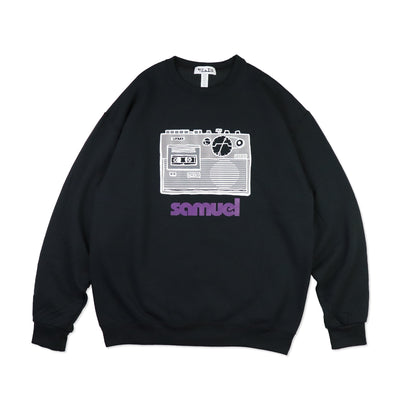 SAMUEL RADIO CASSETTE CREW KNECK SWEAT