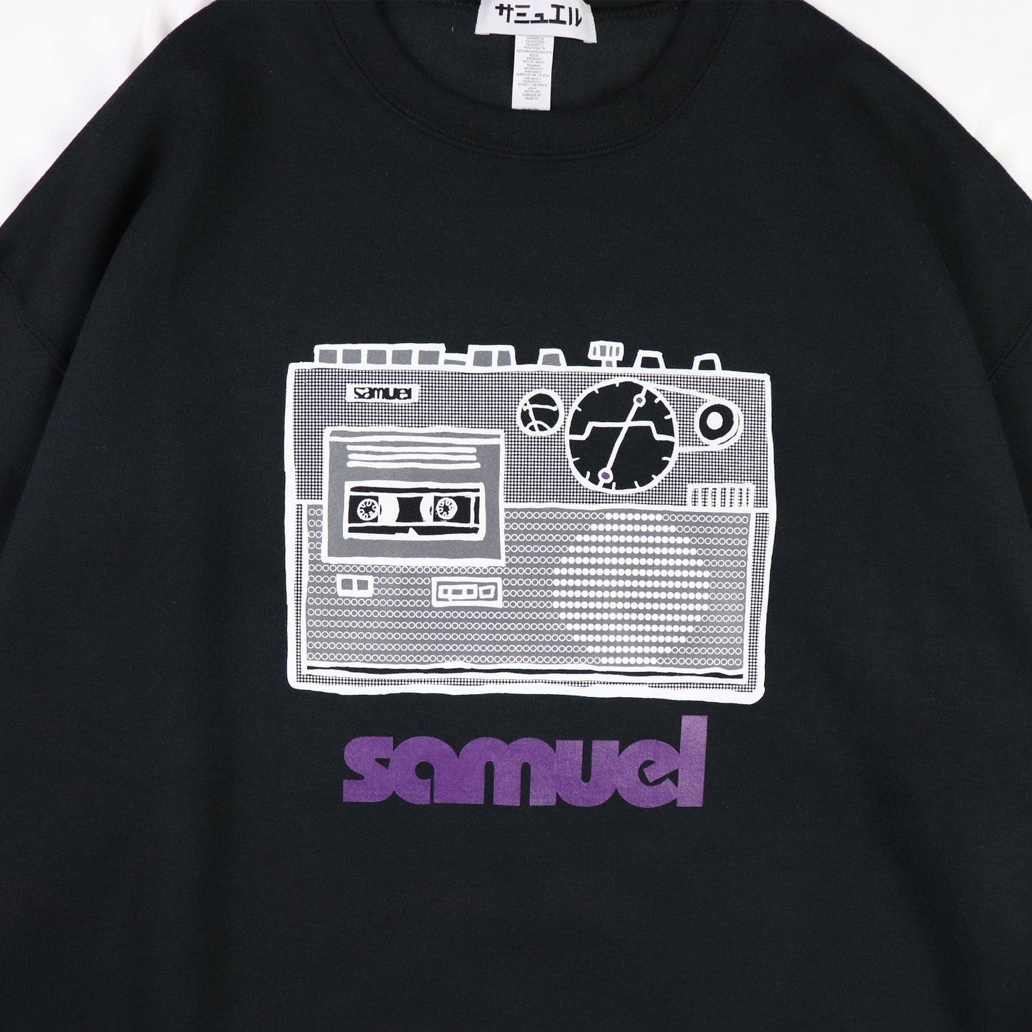 SAMUEL RADIO CASSETTE CREW KNECK SWEAT