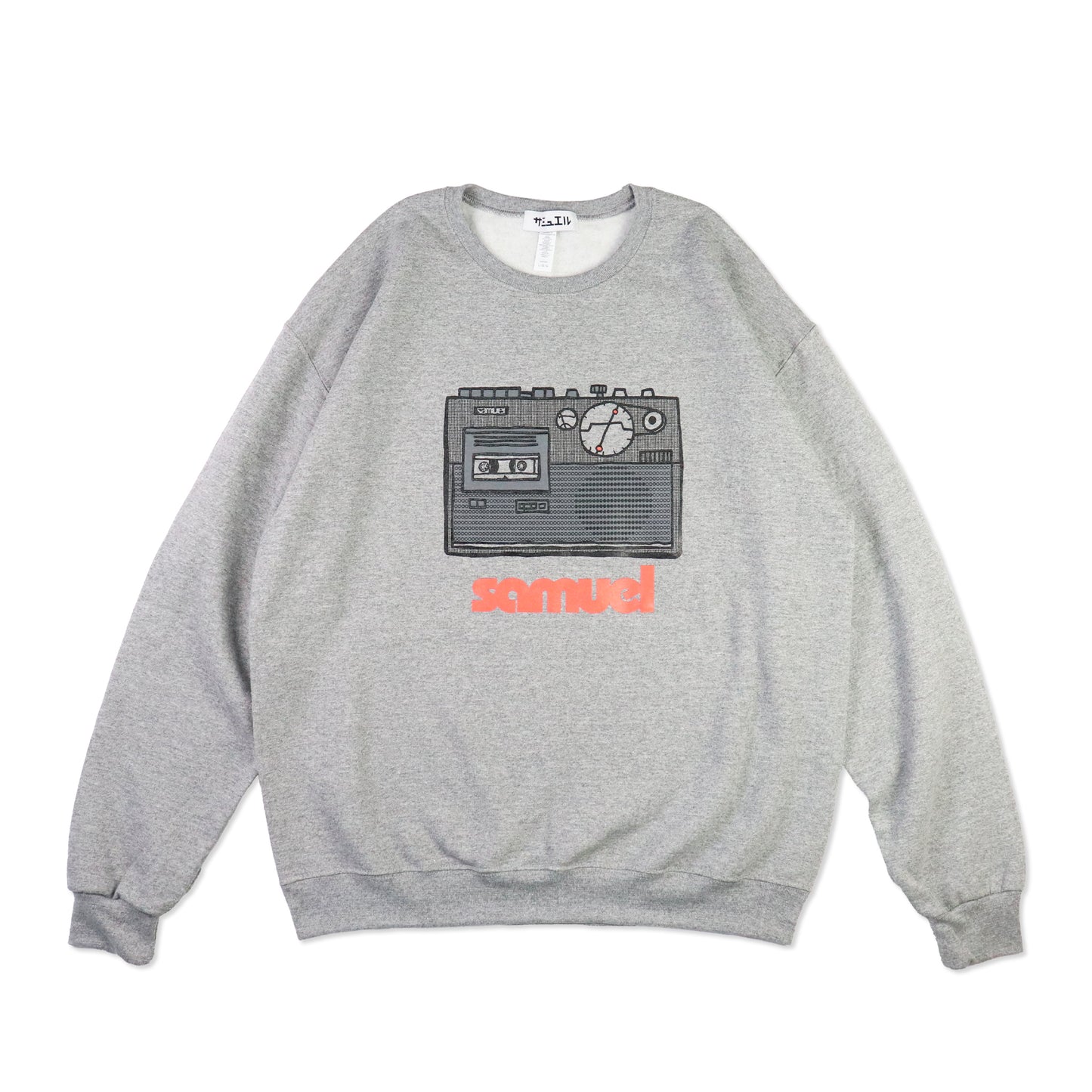 SAMUEL RADIO CASSETTE CREW KNECK SWEAT