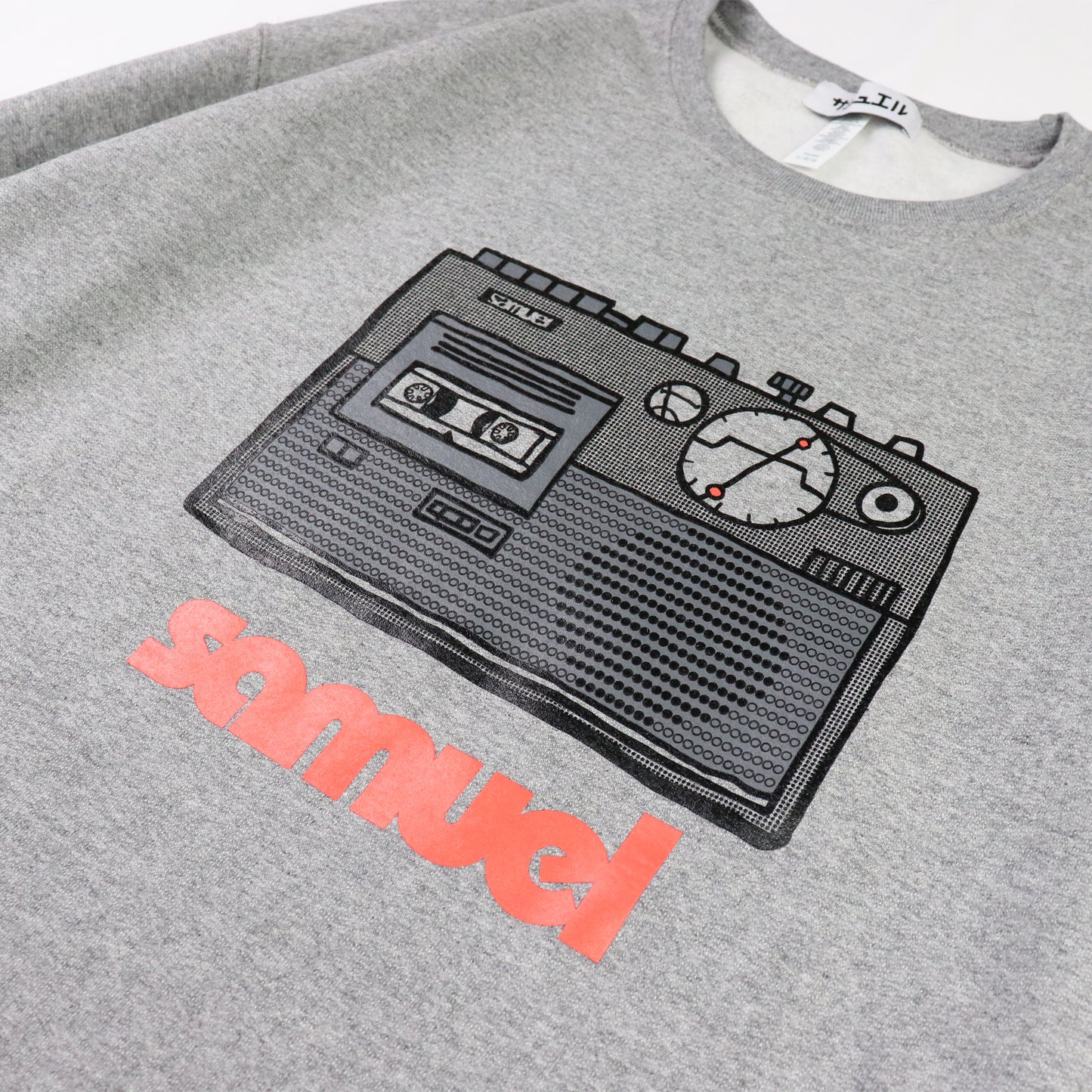 SAMUEL RADIO CASSETTE CREW KNECK SWEAT