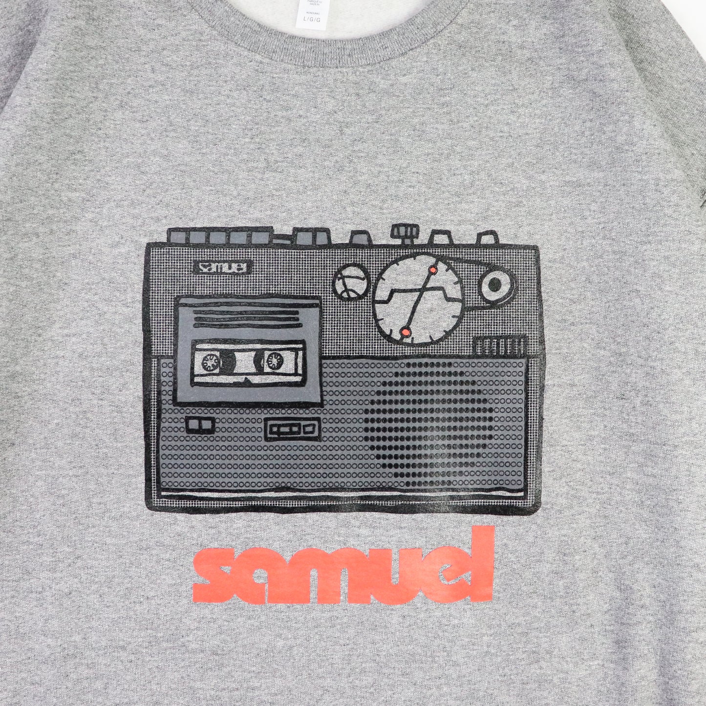 SAMUEL RADIO CASSETTE CREW KNECK SWEAT