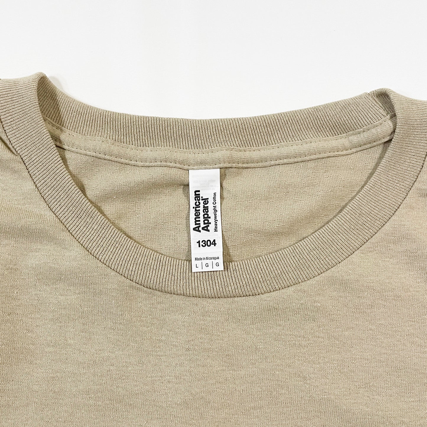 American Apparel 6.0oz 長袖Tシャツ AA1304 / サンド