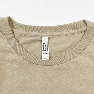 American Apparel 6.0oz 長袖Tシャツ AA1304 / サンド