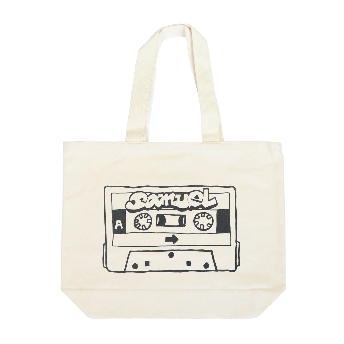 SAMUEL CASSETTE TAPE TOTE BAG