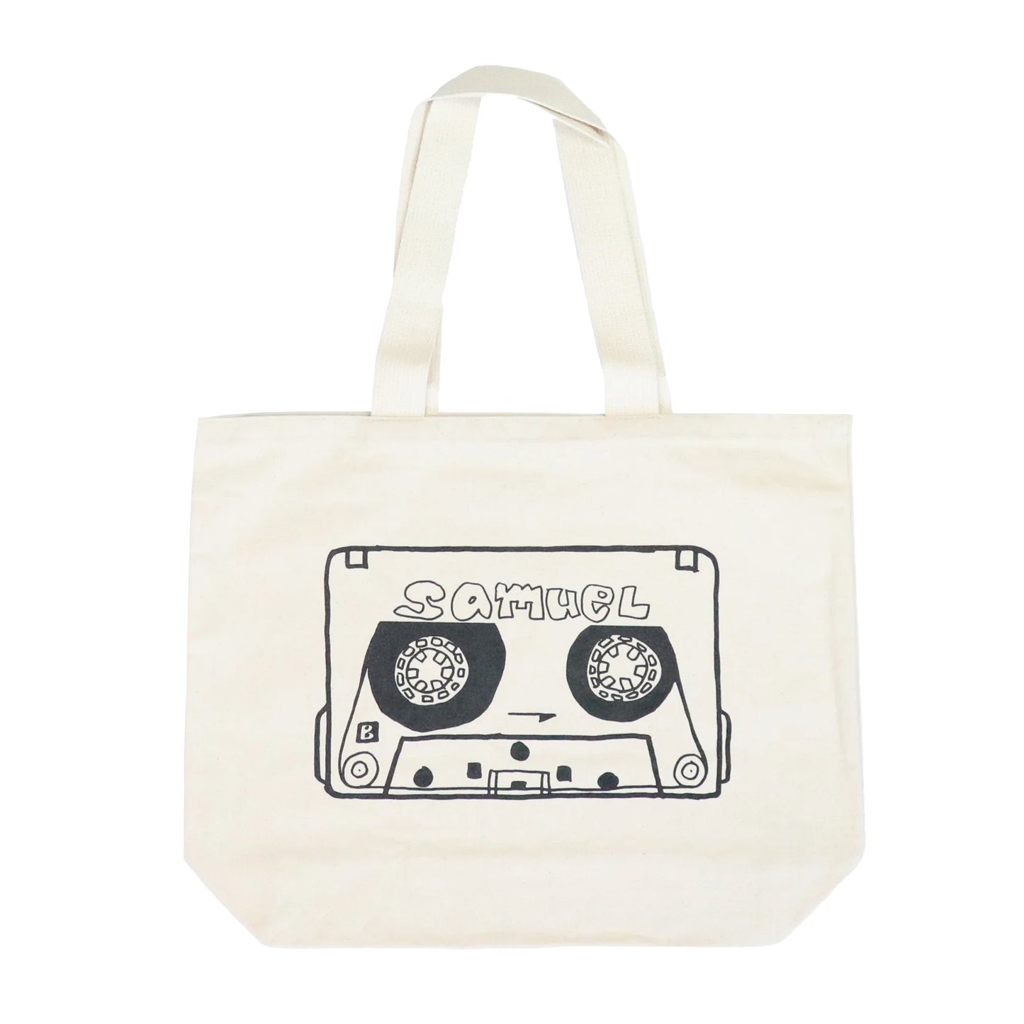 SAMUEL CASSETTE TAPE TOTE BAG