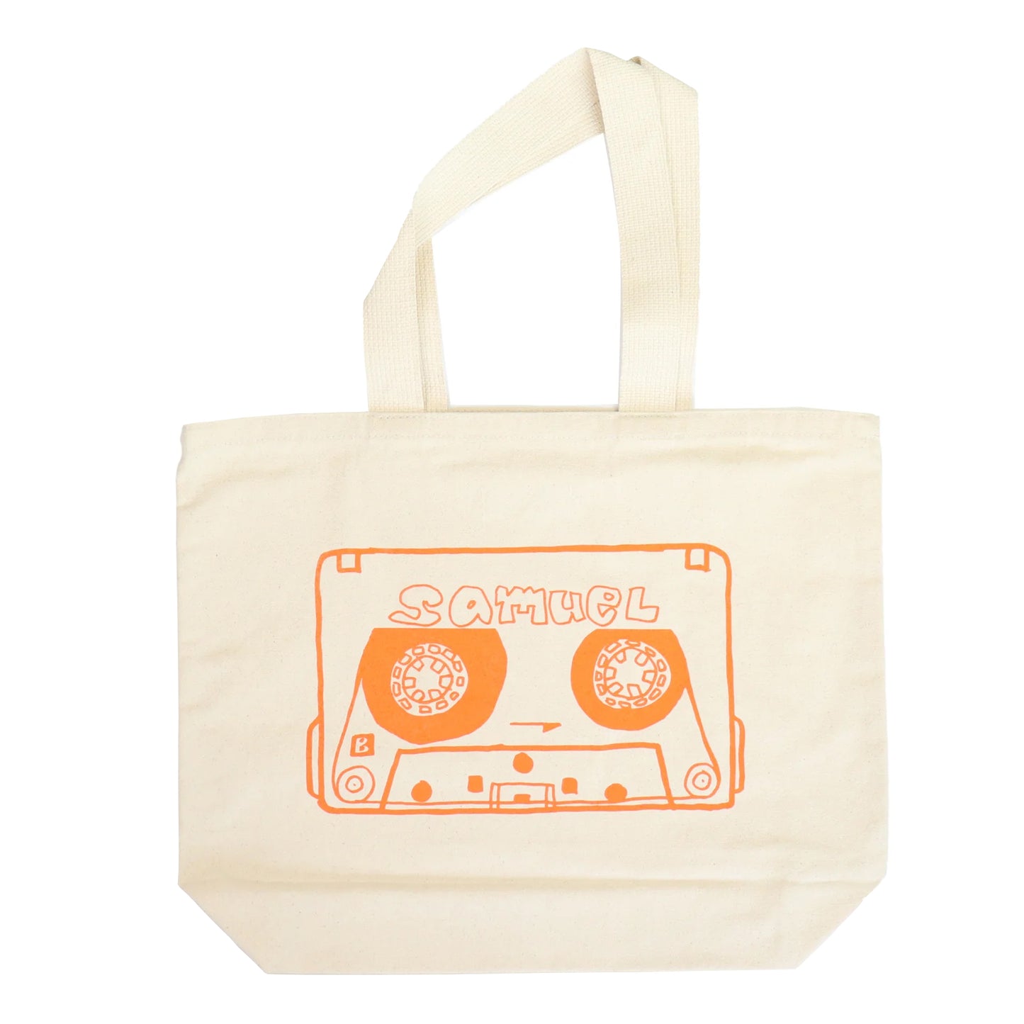 SAMUEL CASSETTE TAPE TOTE BAG