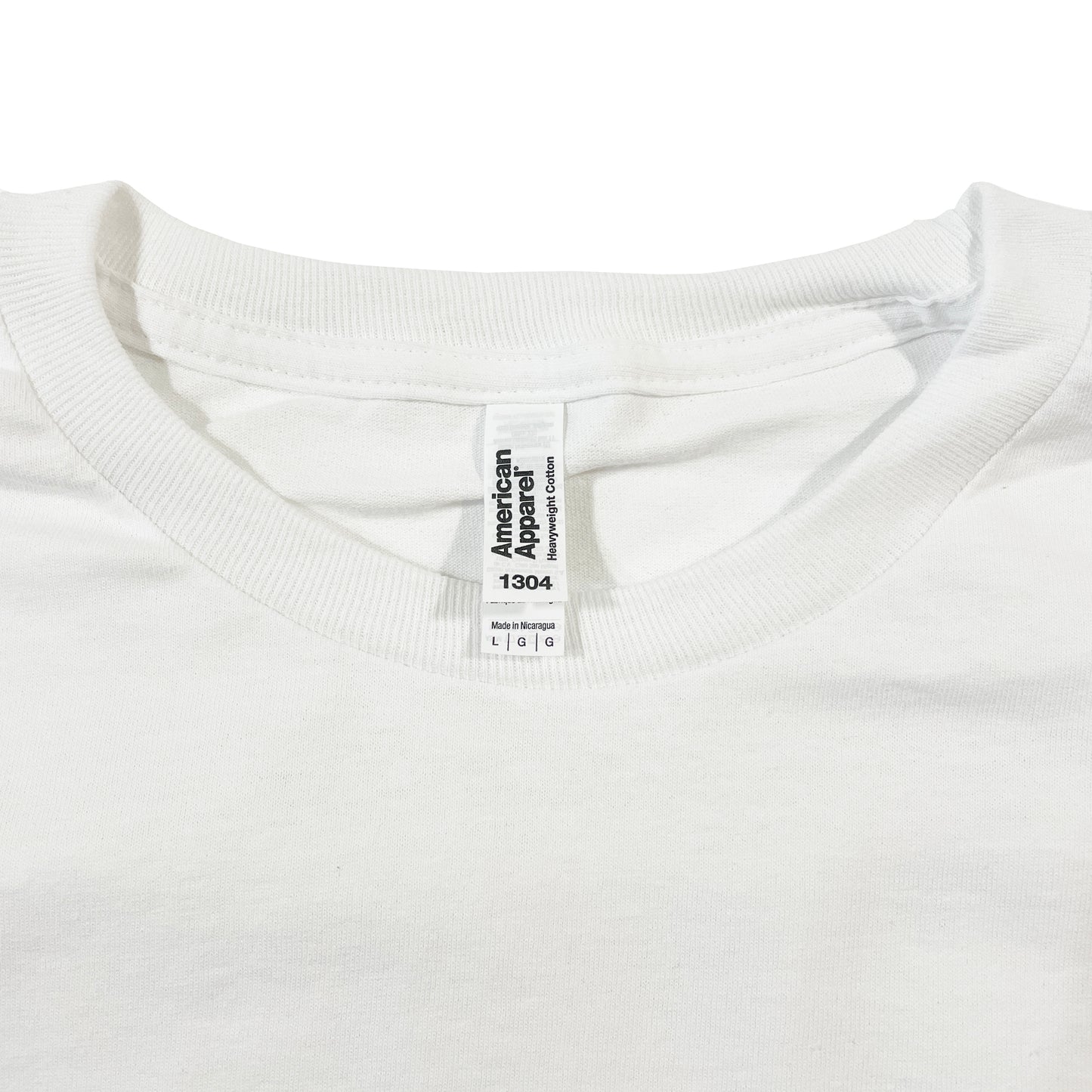 American Apparel 6.0oz 長袖Tシャツ AA1304 / ホワイト